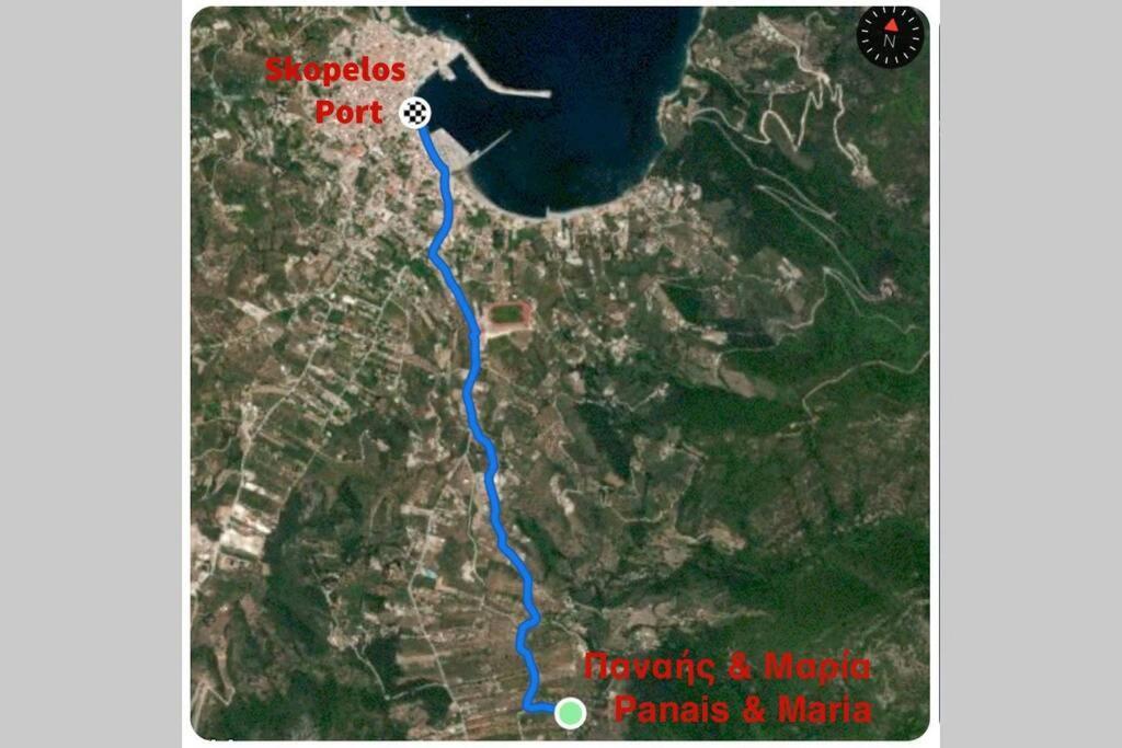 Παναής & Μαρία / Panais & Maria Villa Skopelos Eksteriør billede